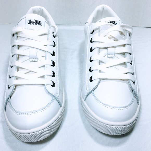 NIB - Coach Porter Leather Sneaker in Chalk - Picture 4 of 9